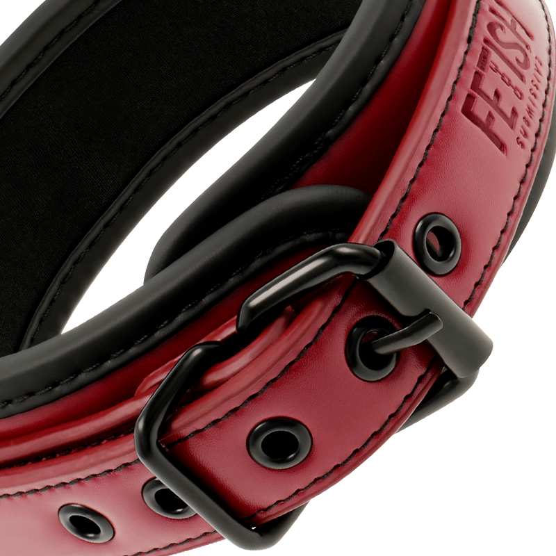 Collar Cadena Neopreno Fetish Submissive Dark Room
