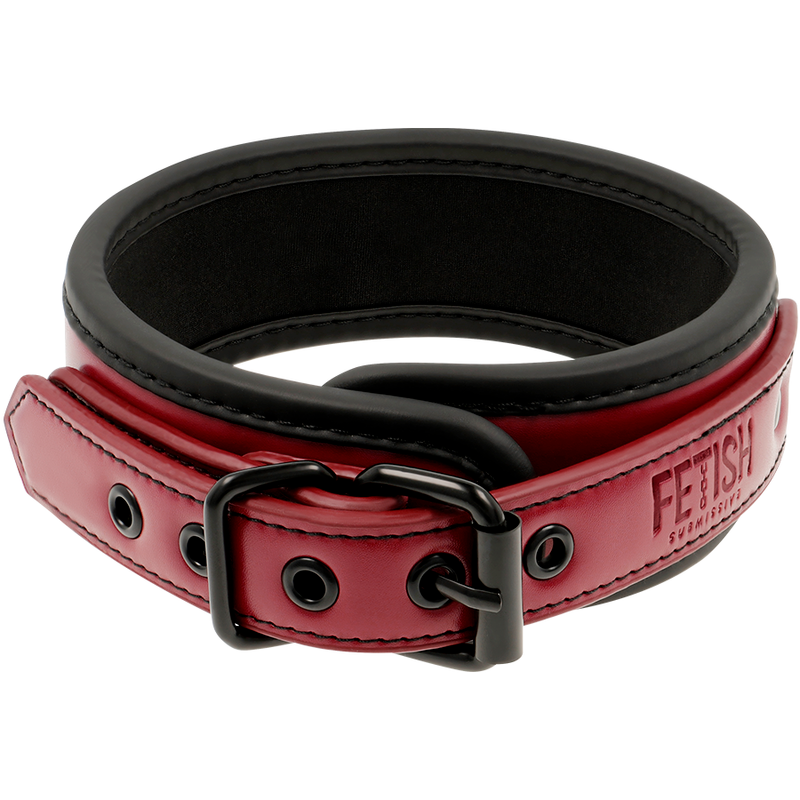 Collar Cadena Neopreno Fetish Submissive Dark Room