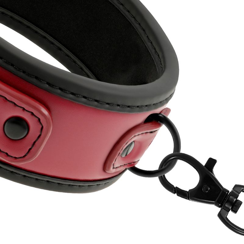 Collar Cadena Neopreno Fetish Submissive Dark Room