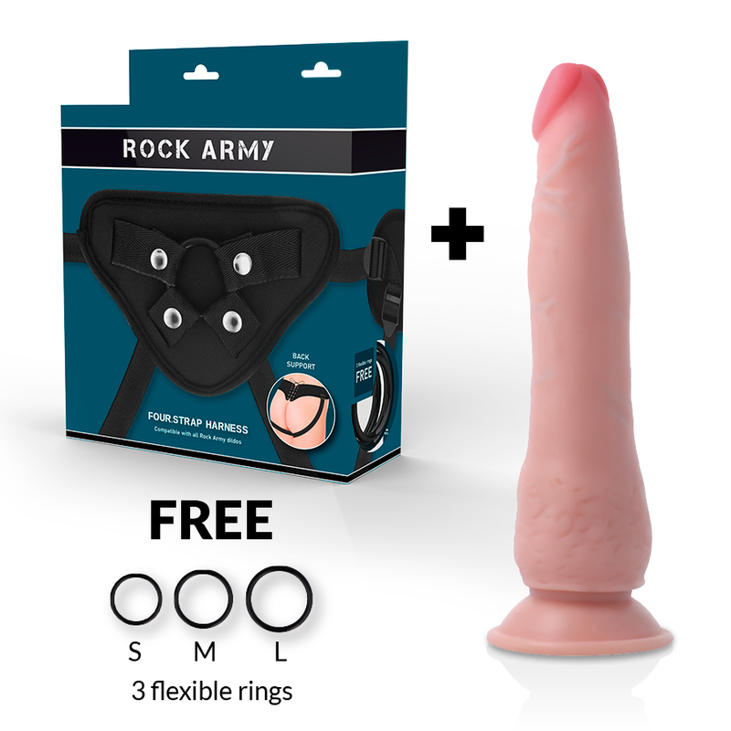 Rock Army Harness + Dual Density Crusader 21,5 cm