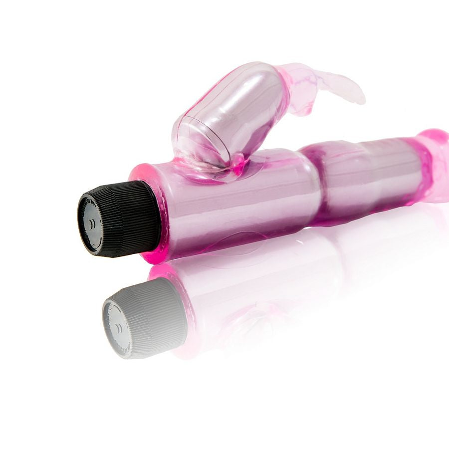 Vibrador Baile con Estimulador Rosa Ajustable