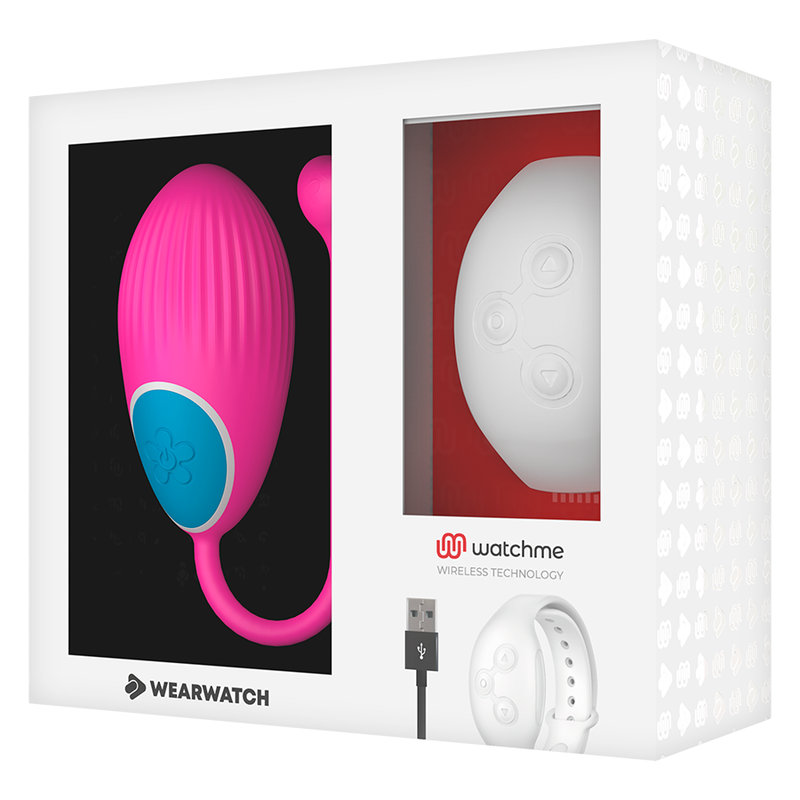 Wearwatch Watchme Technology - Huevo Vibrador con Control Remoto Fucsia