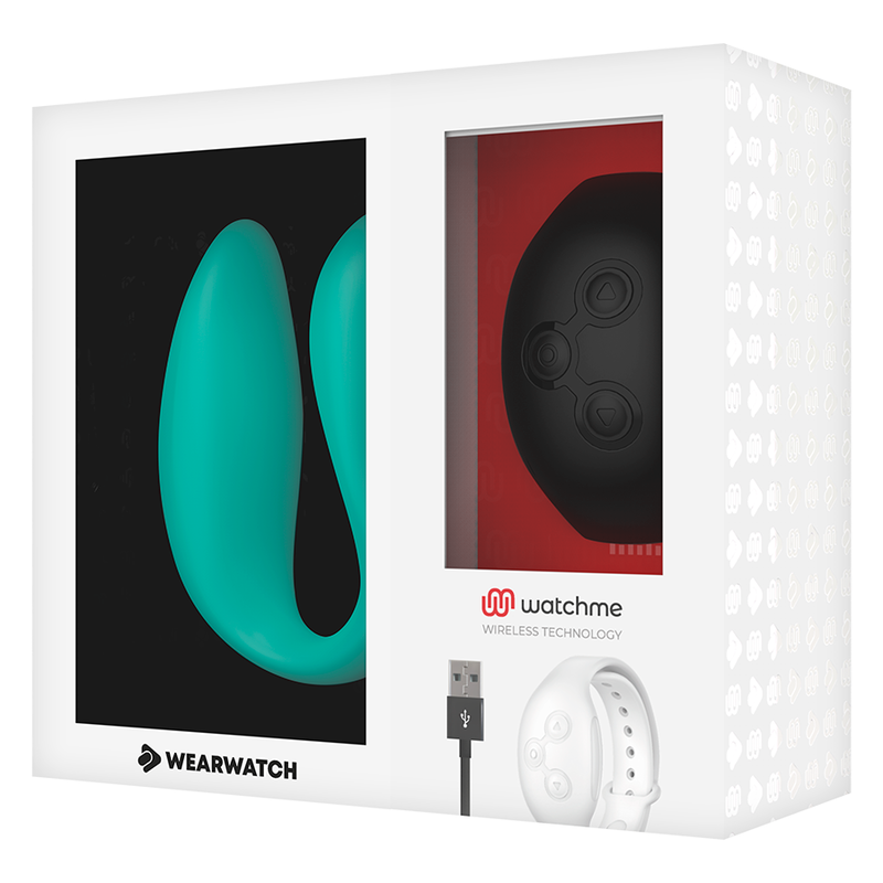 Wearwatch Dual Technology Vibrator Remote Control Aquamarine