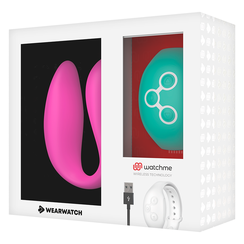 Wearwatch Dual Technology Vibrador Control Remoto Fucsia
