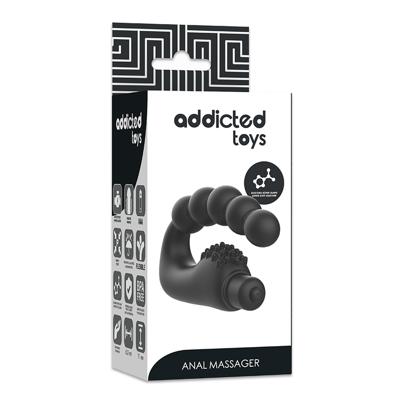 Masajeador Anal Prostático con Vibración Addicted Toys