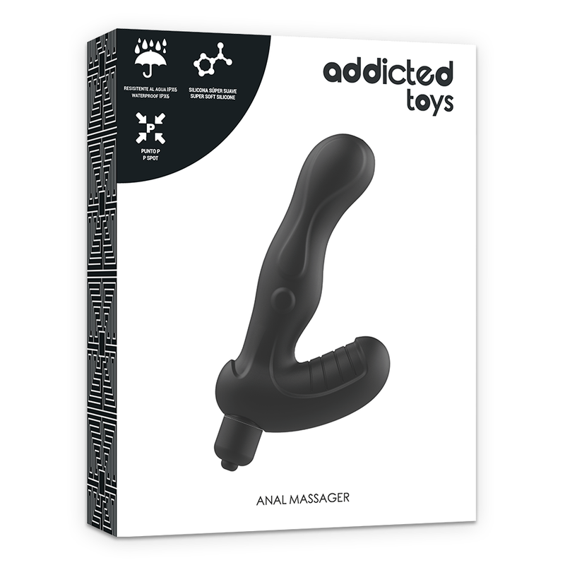 Estimulador Anal Próstata Silicona P-Spot Vibe Addicted Toys