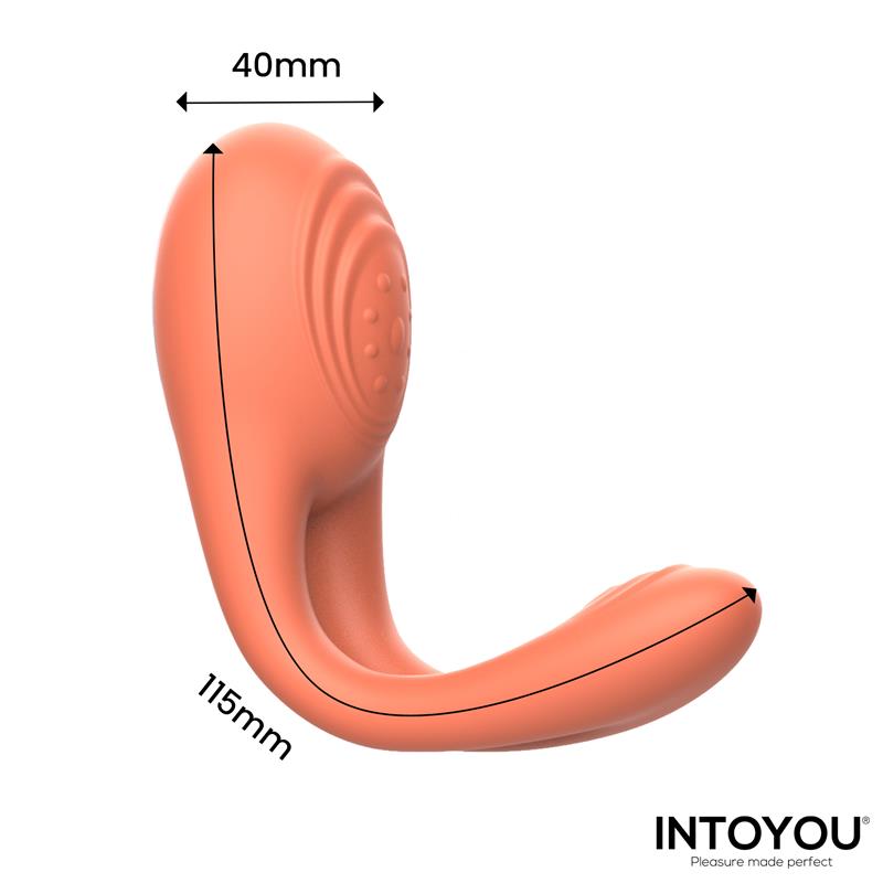 Lovit Vibrador de Pareja Flexible con Control Remote