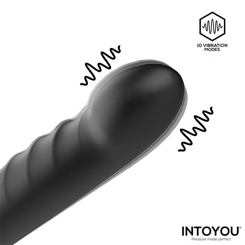 Magnor Dildo con Anillo Doble y Estimulador de Testículos