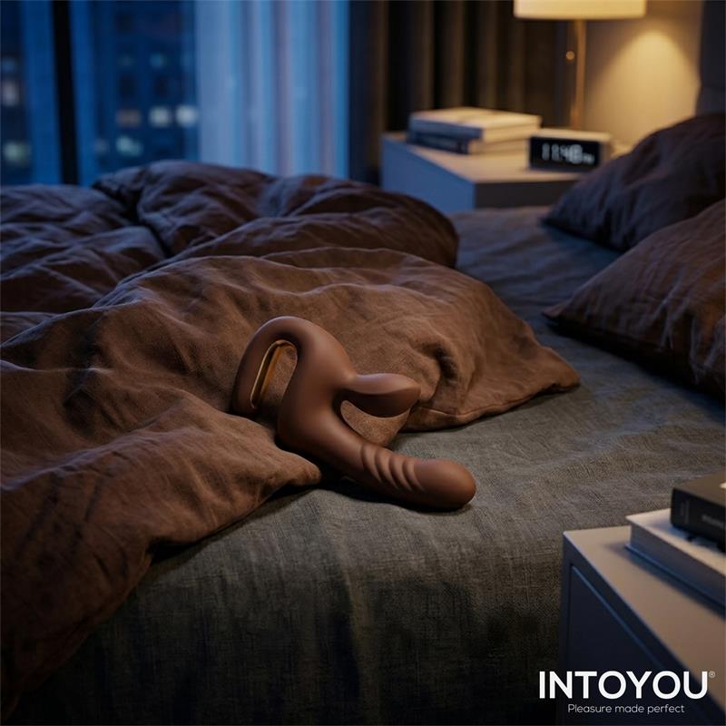 Mocca Vibrador con Thrusting y Mango Ergonómico USB