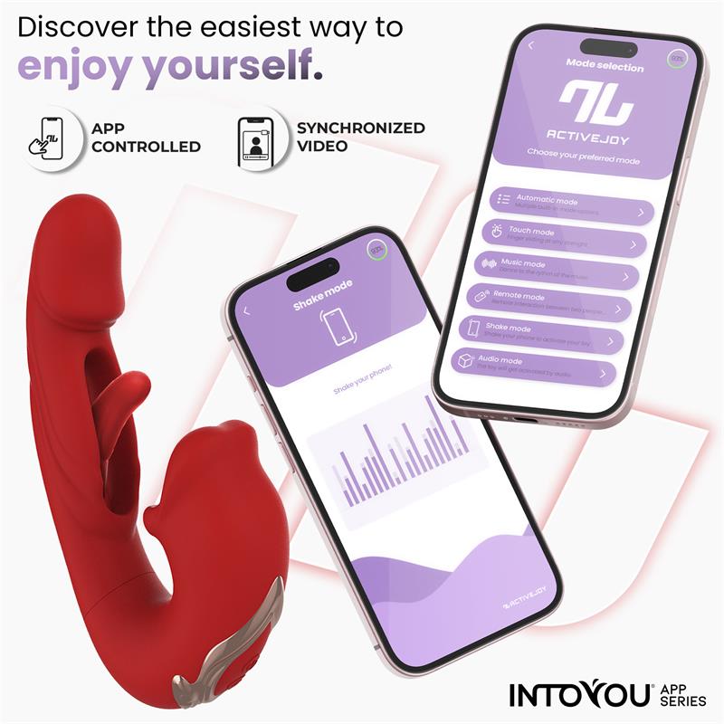 Mouty Vibrador Función Mordisqueo y Flipping con App