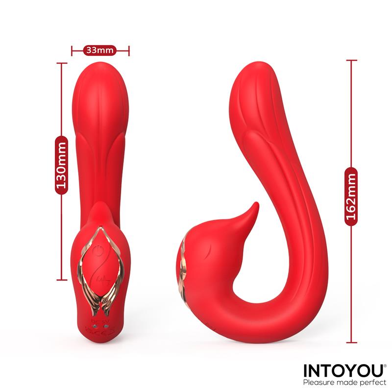Swana Vibrador con Lengua y Ángulo Ajustable
