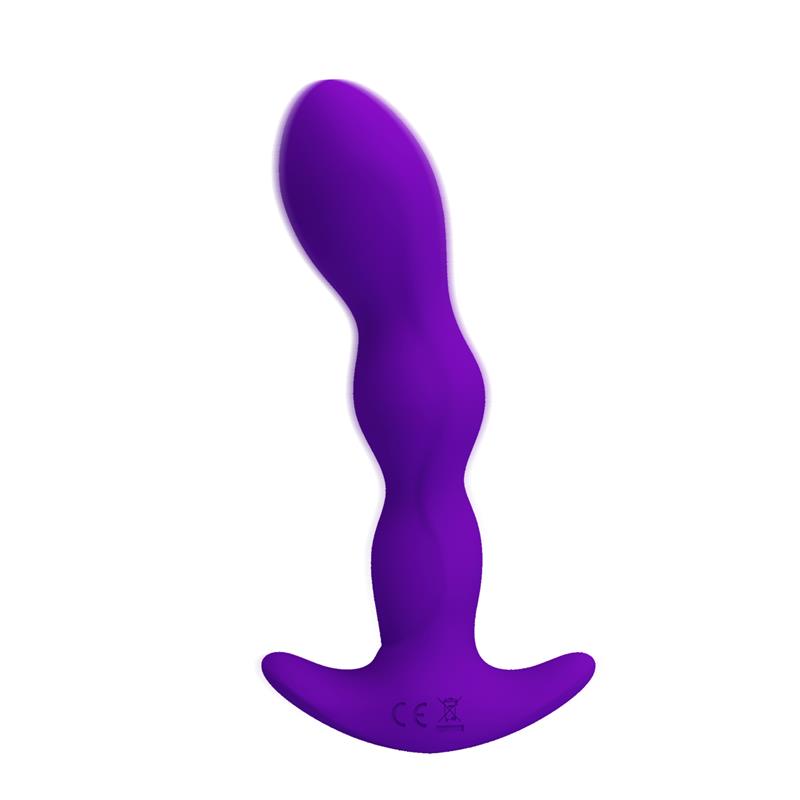 Yale Plug Anal con Vibración Púrpura