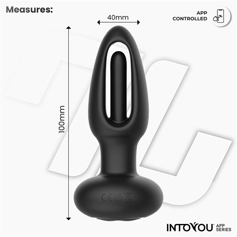 Zack Plug Anal con Flipping Tongue y Vibración con App