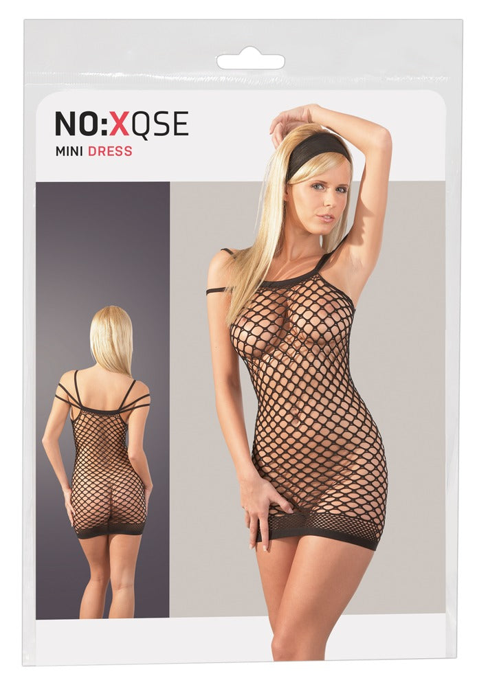 Net Dress No:Xqse - Vestido de Malla con 3 Tirantes Talla S-L