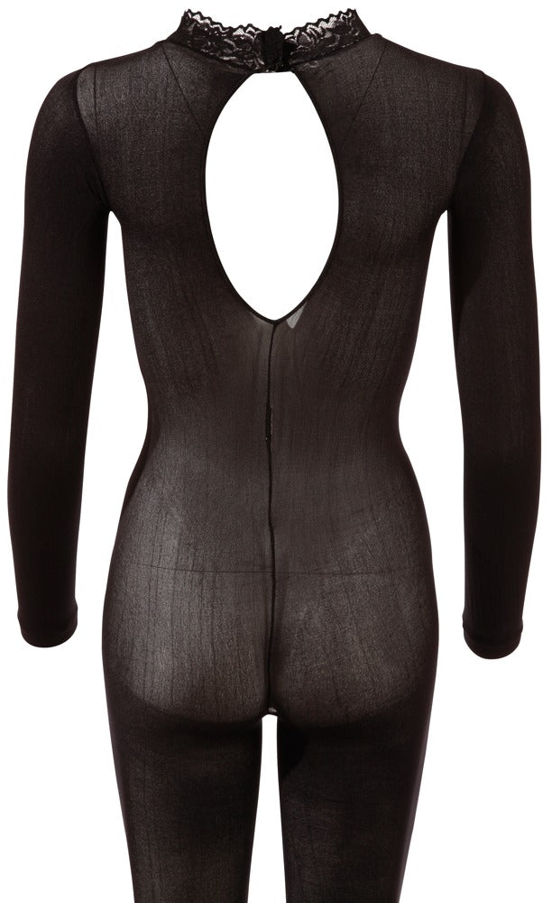 Catsuit No:Xqse con Cuello de Encaje - Talla S/M