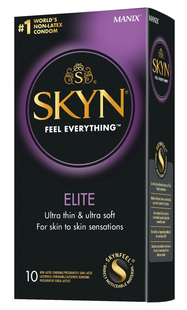 Manix SKYN Elite Pack 10 - Preservativos Ultrafinos sin Látex