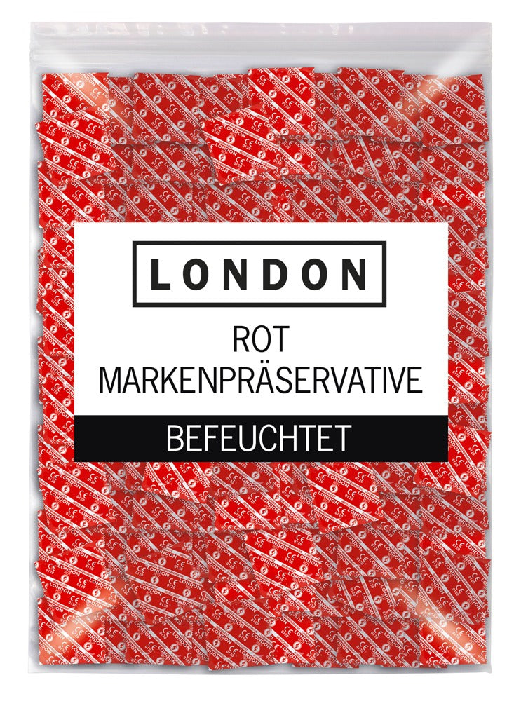 London Red Preservativos Sabor Fresa 1000 Unidades - Lubricados
