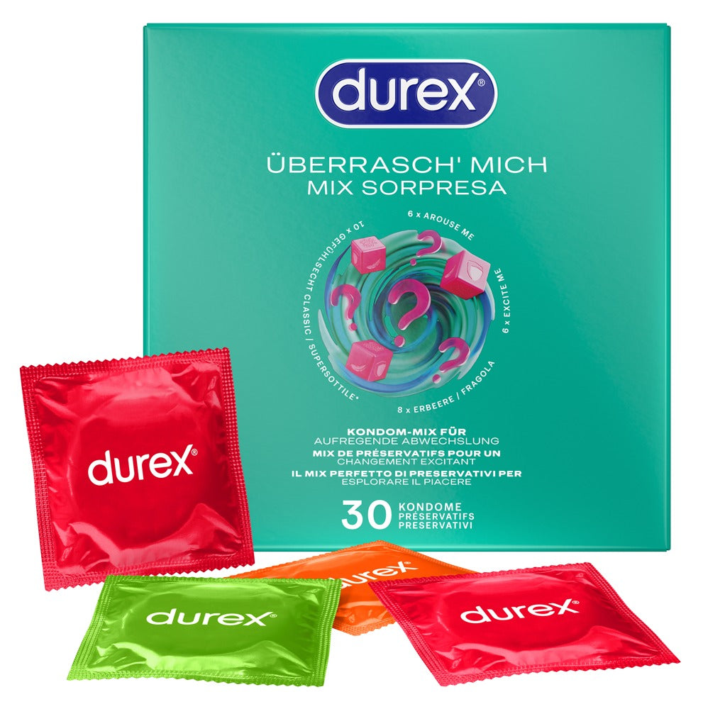 Durex Überrasch' Mich Pack Sorpresa x30 Preservativos Variados