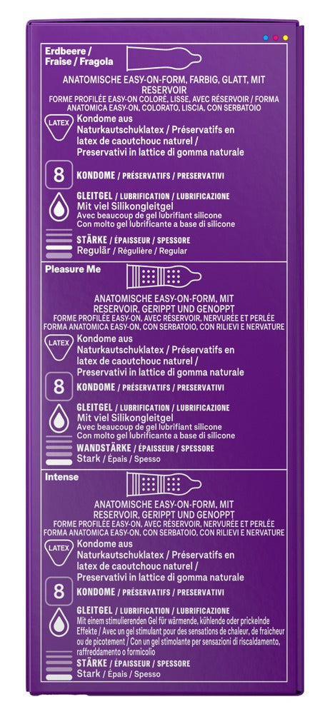 Durex Love Mix Pack 40 - Preservativos Variados con 5 Texturas y Sabores