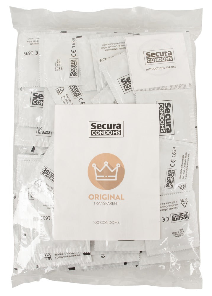 Secura Original 100 Preservativos - Bolsa