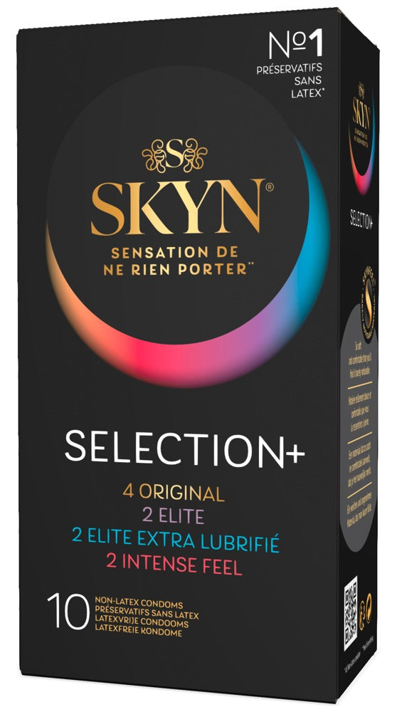 SKYN Selection+ 10 Preservativos Sin Látex - Mix de 4 Variedades