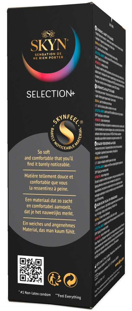 SKYN Selection+ 10 Preservativos Sin Látex - Mix de 4 Variedades