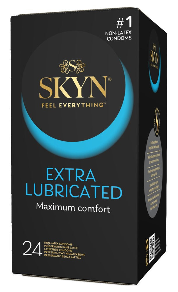SKYN Extra Lubricated x24 - Preservativos sin Látex Ultra Finos