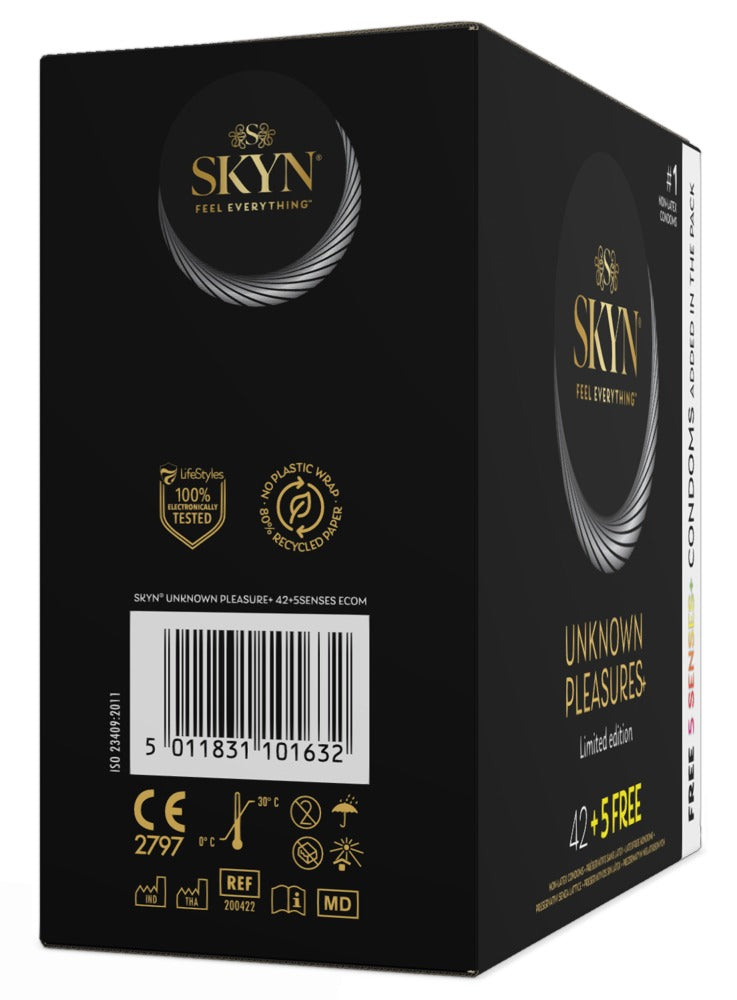 SKYN Unknown Pleasures 42+5 Free - Preservativos sin Látex Variados