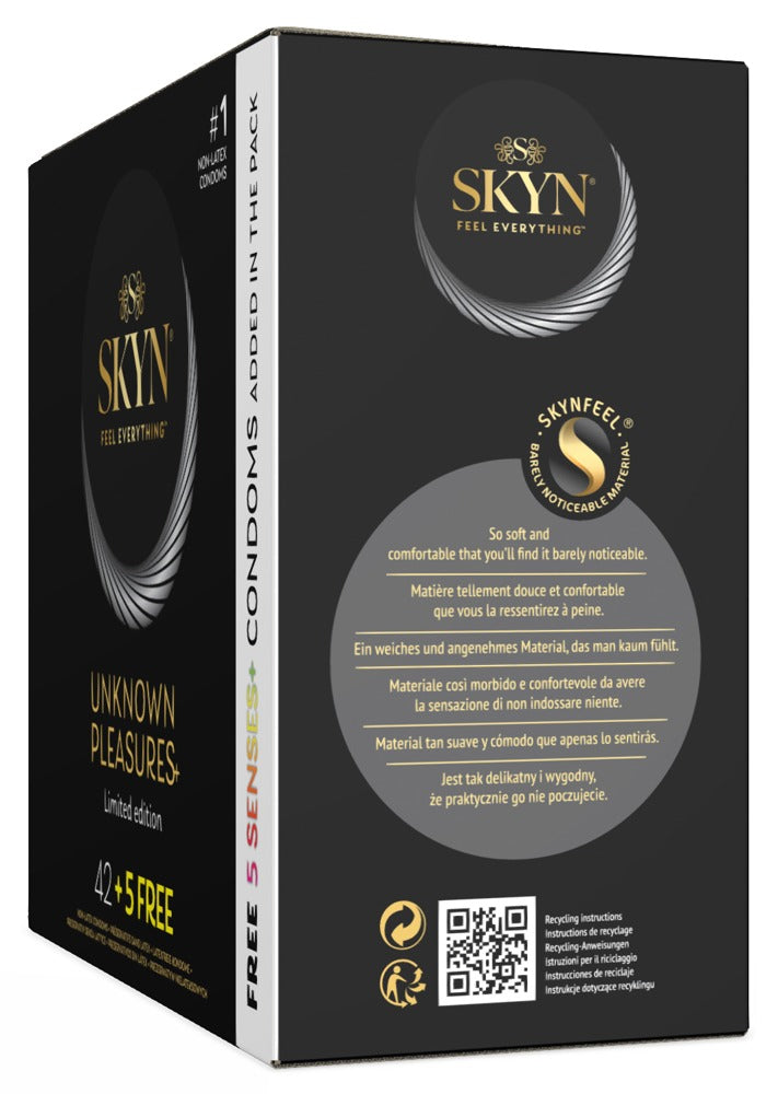 SKYN Unknown Pleasures 42+5 Free - Preservativos sin Látex Variados