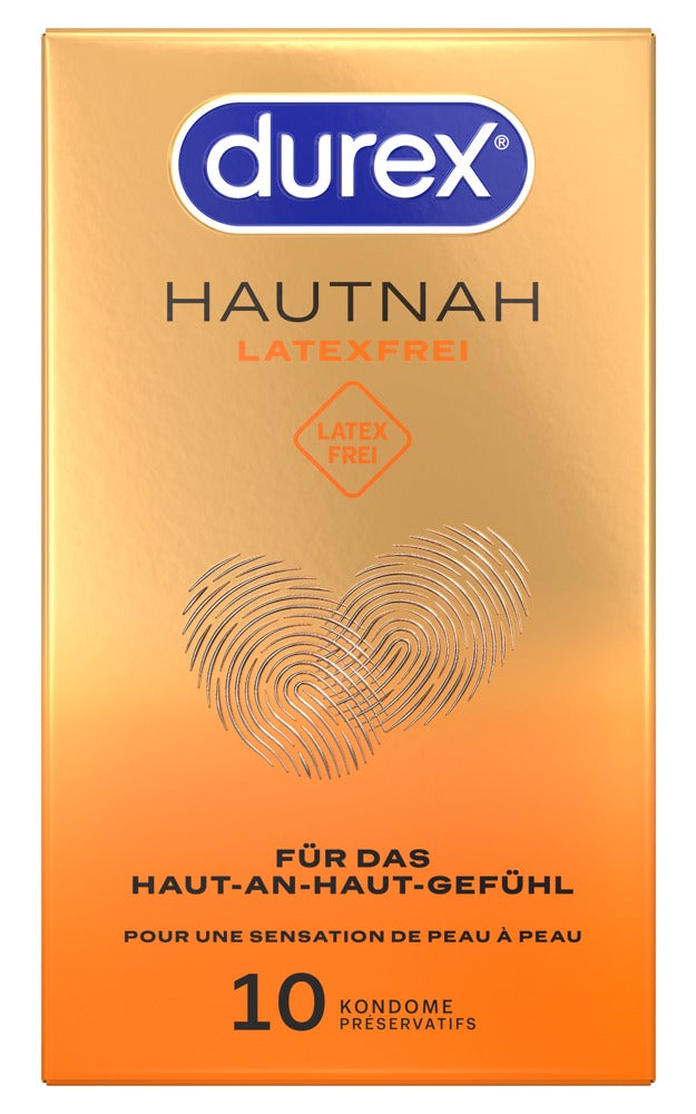 Durex Hautnah Latex-free x10 - Preservativos sin Látex de Poliisopreno