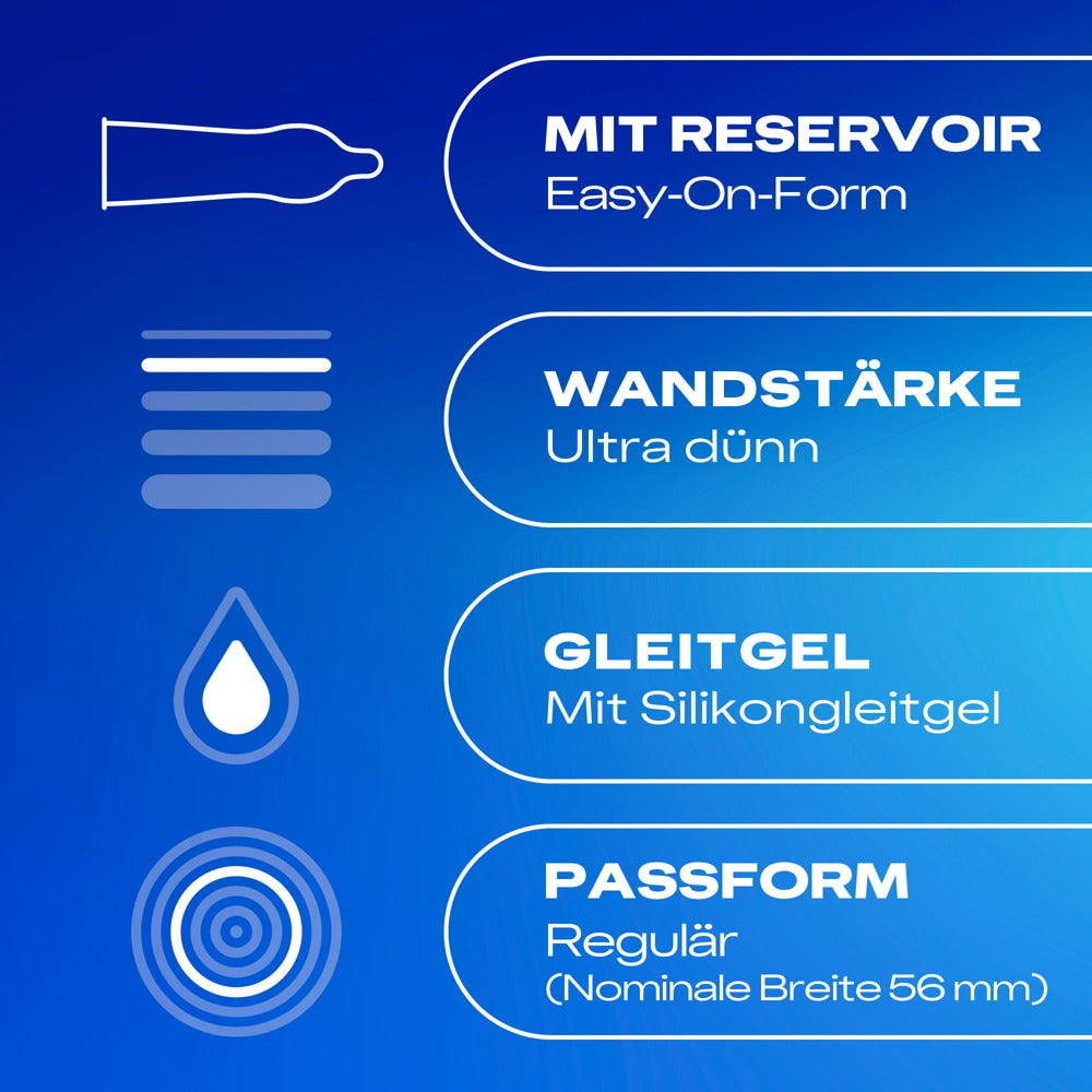 Durex Hautnah x10 - Preservativos Ultrafinos Anatómicos