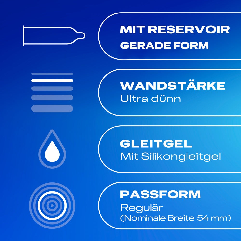 Durex Gefühlsecht Ultra Dünn - Preservativos Ultra Finos 10 Unidades