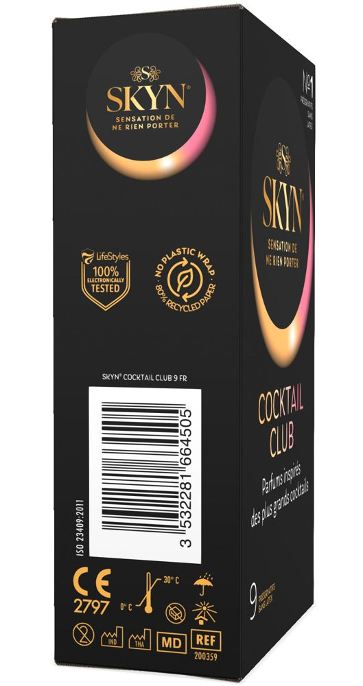 Skyn Cocktail Club x9 - Preservativos sin Látex con Sabor