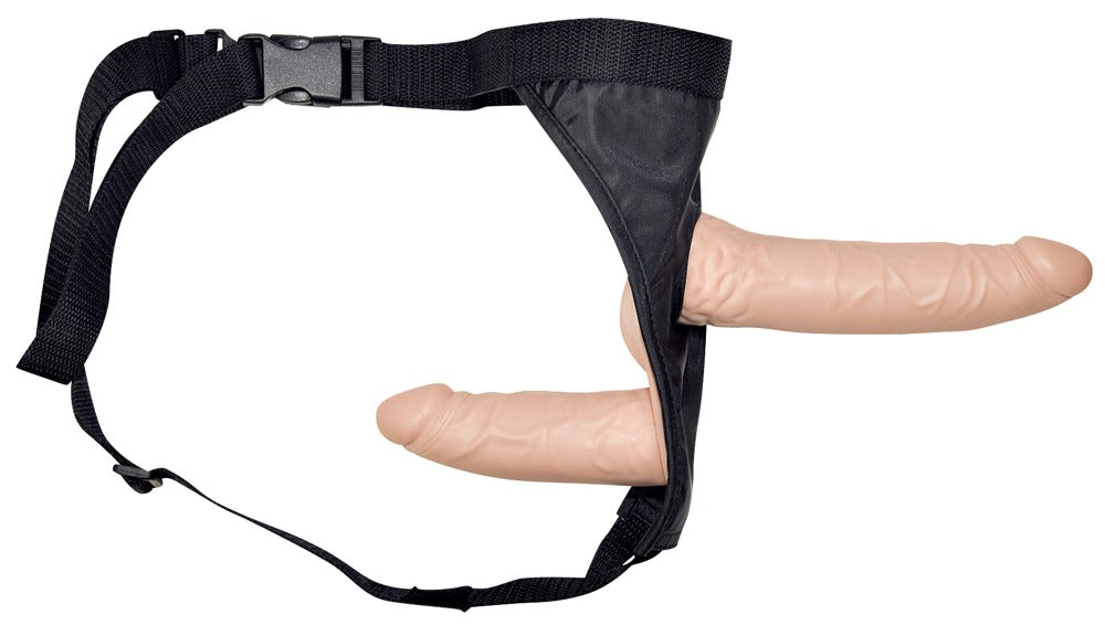 Double Dong Strap-on You2Toys - Arnés con Dos Consoladores TPR Amovibles