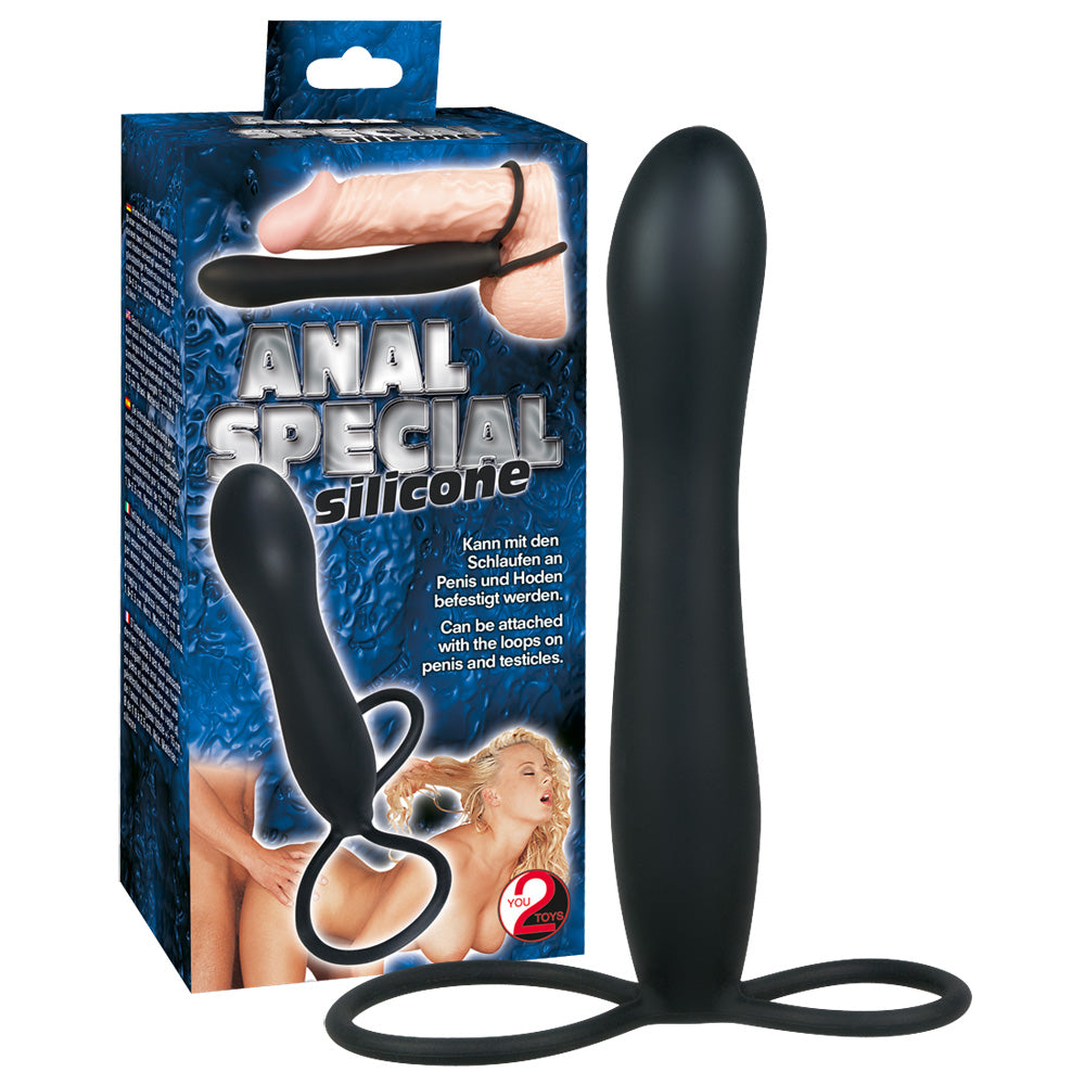 Anal Special Silicone Black - Dildo de Doble Penetración You2Toys