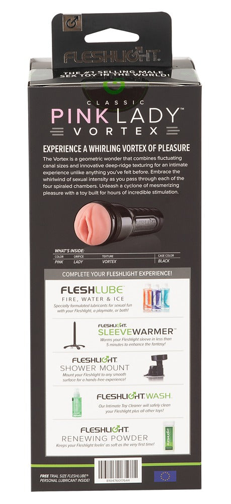 Pink Lady Vortex - Masturbador Vaginal Fleshlight con Tecnología Vortex