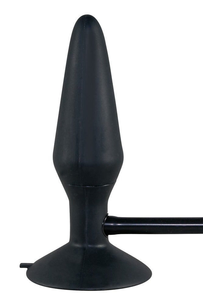 True Black Inflatable Plug - Tapon Anal Hinchable con Ventosa You2Toys