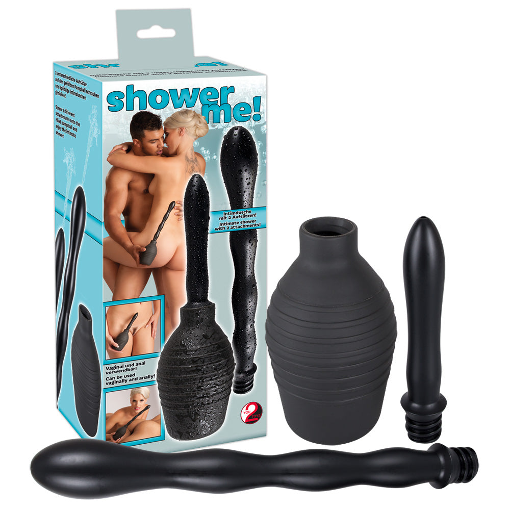 Shower Me - Ducha Íntima Portátil con Accesorios Intercambiables