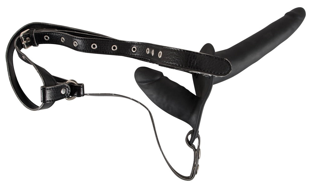 Double Strap On Black Silicone You2Toys - Arnés Doble Penetración