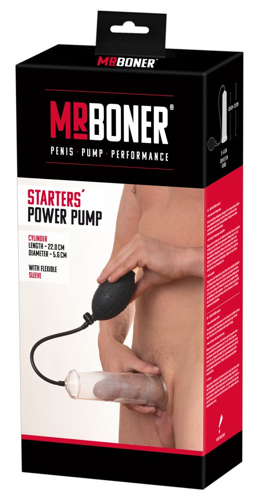 Starters Power Pump - Bomba de Vacío para Pene con Escala de Medición