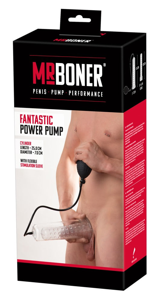 Fantastic Power Pump - Bomba de Vacío con Manga de Nudos y Escala de Medición