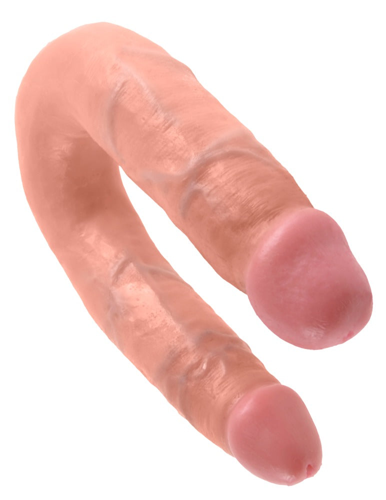 King Cock Double Trouble M - Dildo Doble Realista con Ventosa