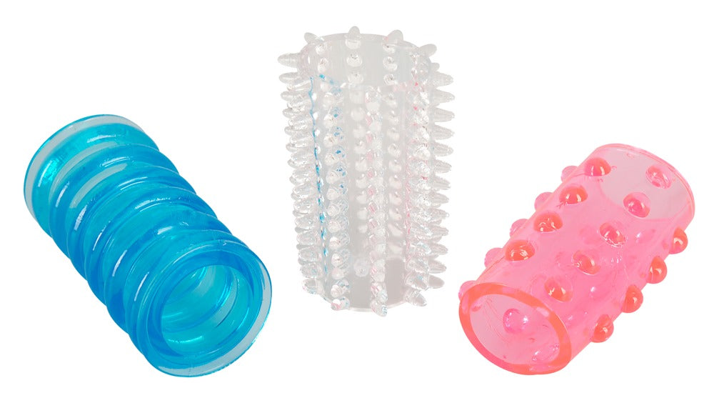 Tokio Sleeves Silikon 3er Set - Fundas Estimulantes You2Toys