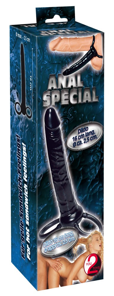 Anal Special Black - Dildo Anales con Anillos de Sujeción You2Toys
