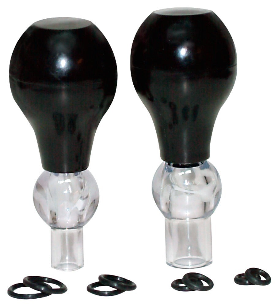 Nipple Pump 10-piece Set Seven Creations - Succionador de Pezones con Anillos