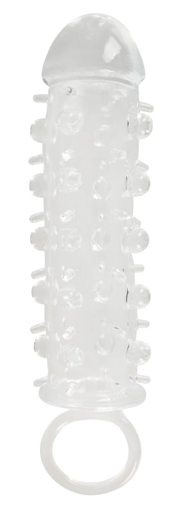 Crystal Skin Sleeve - Funda con Nódulos y Anillo Peneano