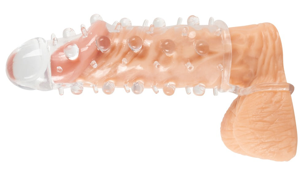 Crystal Skin Sleeve - Funda con Nódulos y Anillo Peneano