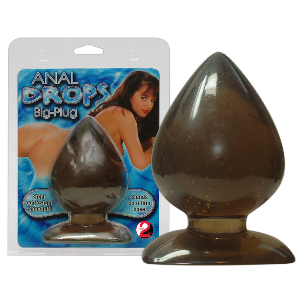 Anal Drops Big Plug You2Toys - Plug Anal Grande Transparente Negro