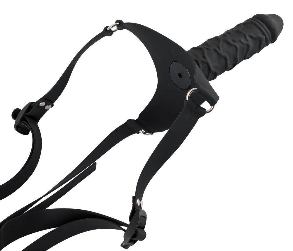 Strap-On de Silicona You2Toys - Arnés Regulable con Dildo de 17 cm