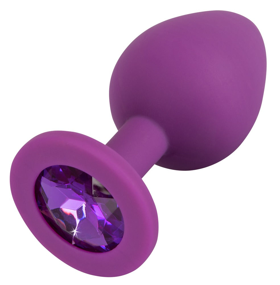 Colorful Joy Jewel Purple Plug - Plug Anal Morado con Cristal